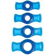 Набор эрекционных колец TitanMen Cock Ring, синий