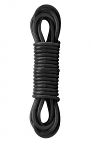 Силиконовый шнур для бондажа Bondage Rope, черный