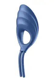 Эрекционное виброкольцо лассо Satisfyer Swordsman Blue, крепкая фиксация, 10 режимов, мощный мотор photo 1