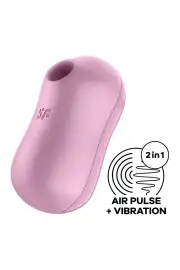 Вакуумный стимулятор с вибрацией Satisfyer Cotton Candy Lilac photo 1