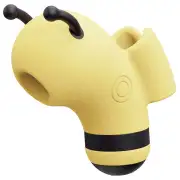 Вакуумный стимулятор с микротоками CuteVibe Beebe Yellow, на палец photo 1