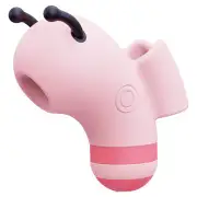 Вакуумный стимулятор с микротоками CuteVibe Beebe Pink, на палец photo 1