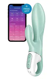 Смарт вибратор-кролик Satisfyer Air Pump Bunny 5+, надувается photo 1