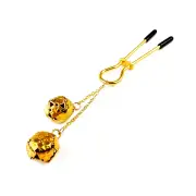 Зажим для клитора с бубенцами Art of Sex - Beverly clit clamp, Золото photo 1