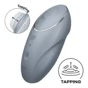 Вибратор Satisfyer Tap & Climax 1 Bluegrey photo 1