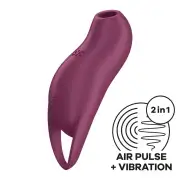 Вакуумный клиторальный стимулятор с вибрацией Satisfyer Pocket Pro 1 Purple photo 1