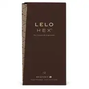 Презервативы LELO HEX Condoms Respect XL 12 Pack, тонкие и суперпрочные, увеличенный размер photo 1