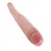 Двойной фаллоимитатор King Cock 16 Tapered Double Dildo, 40,6х4,3 см