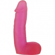 Фаллоимитатор XSkin 6 PVC Transparent, розовый