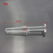 Анальні іграшки  прозорий
