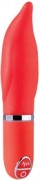 Вибромассажер PURRFECT SILICONE VIBRATOR 3INCH, красный