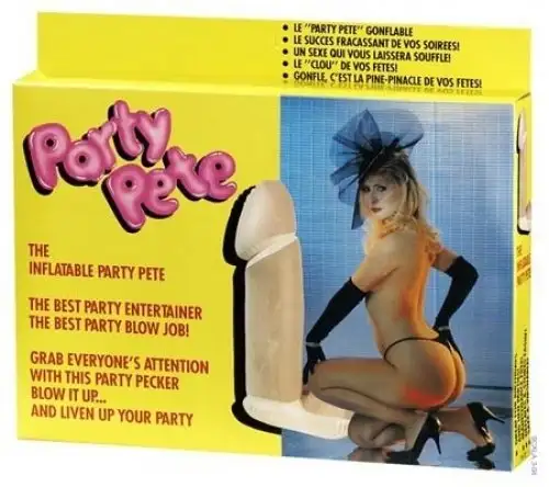 Гігантський надувний фалос Party Pete, 80х19 см photo 1