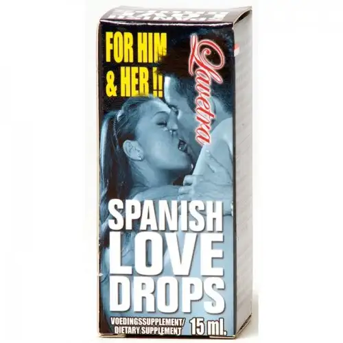 Краплі збуджуючі SPANISH LOVE DROPS LAVETRA, 15 мл photo 1