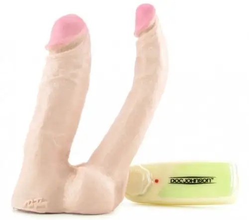 Насадка для страпона VAC-U-LOCK DOUBLE PENETRATOR VIBRATING photo 1