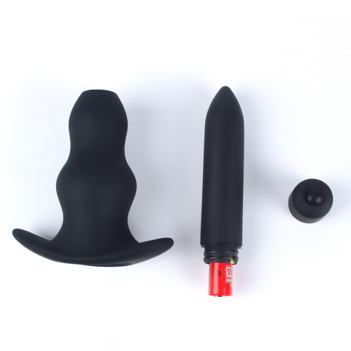 Анальная пробка. Силикон. Вибрационная. 10 режимов. photo 1