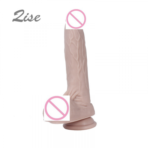 Фаллоимитатор. Реалистичный. Силикон. На присоске. 19 см. photo 1