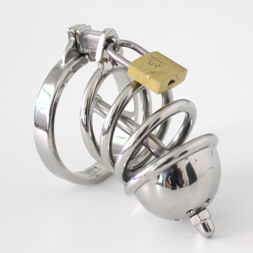 Насадка на пенис из нержавеющей стали с замком photo 1