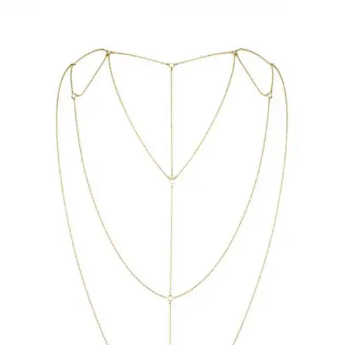 Прикраса для спини і декольте Bijoux Indiscrets Magnifique Back and Cleavage Chain - Gold photo 1