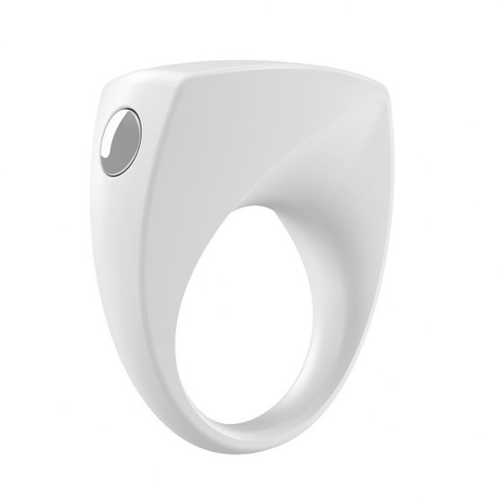 Вибрирующее кольцо OVO B6 Vibrating Ring, белое
