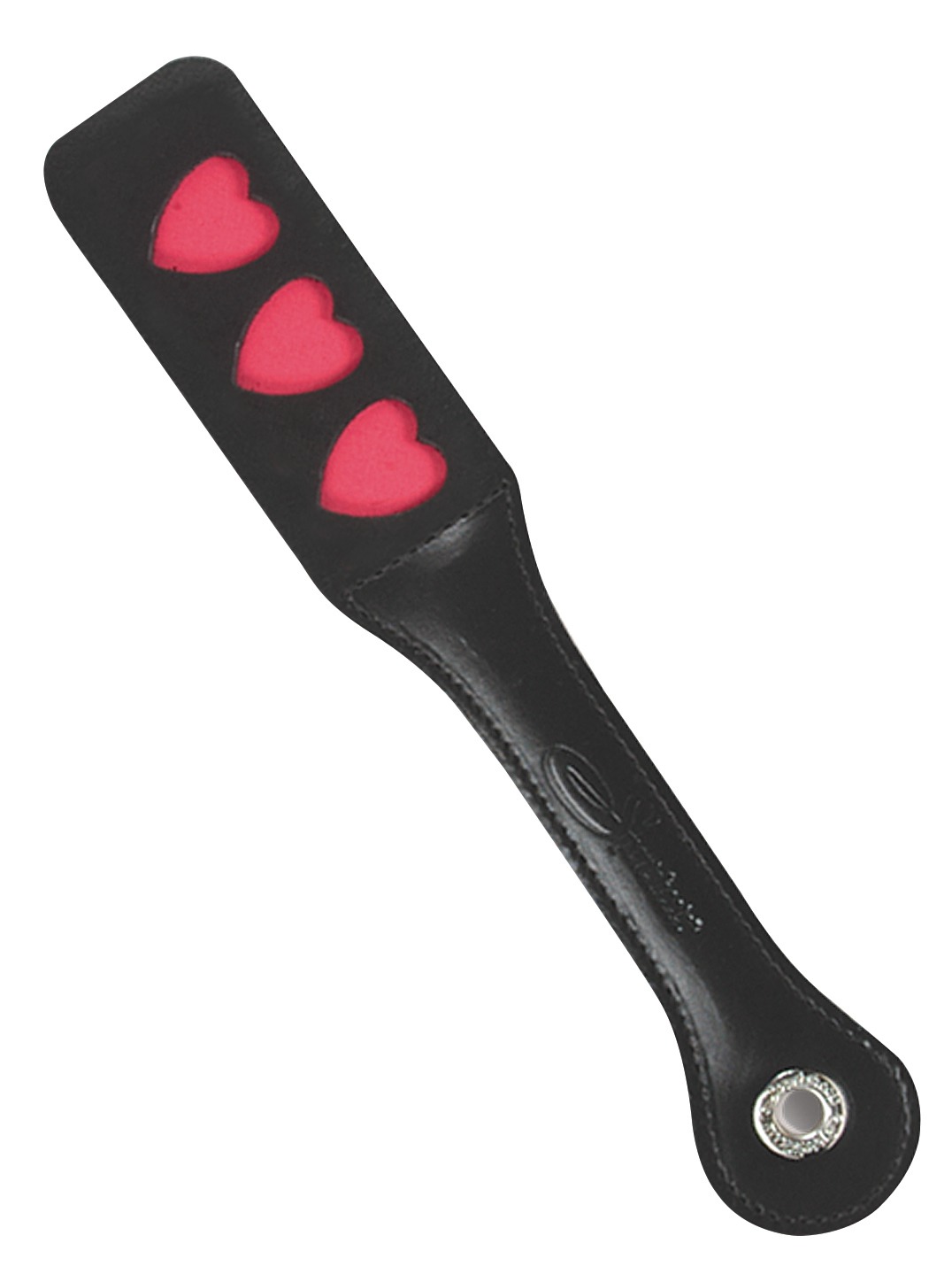 Шлепалка Sportsheets Leather Heart Impression Paddle