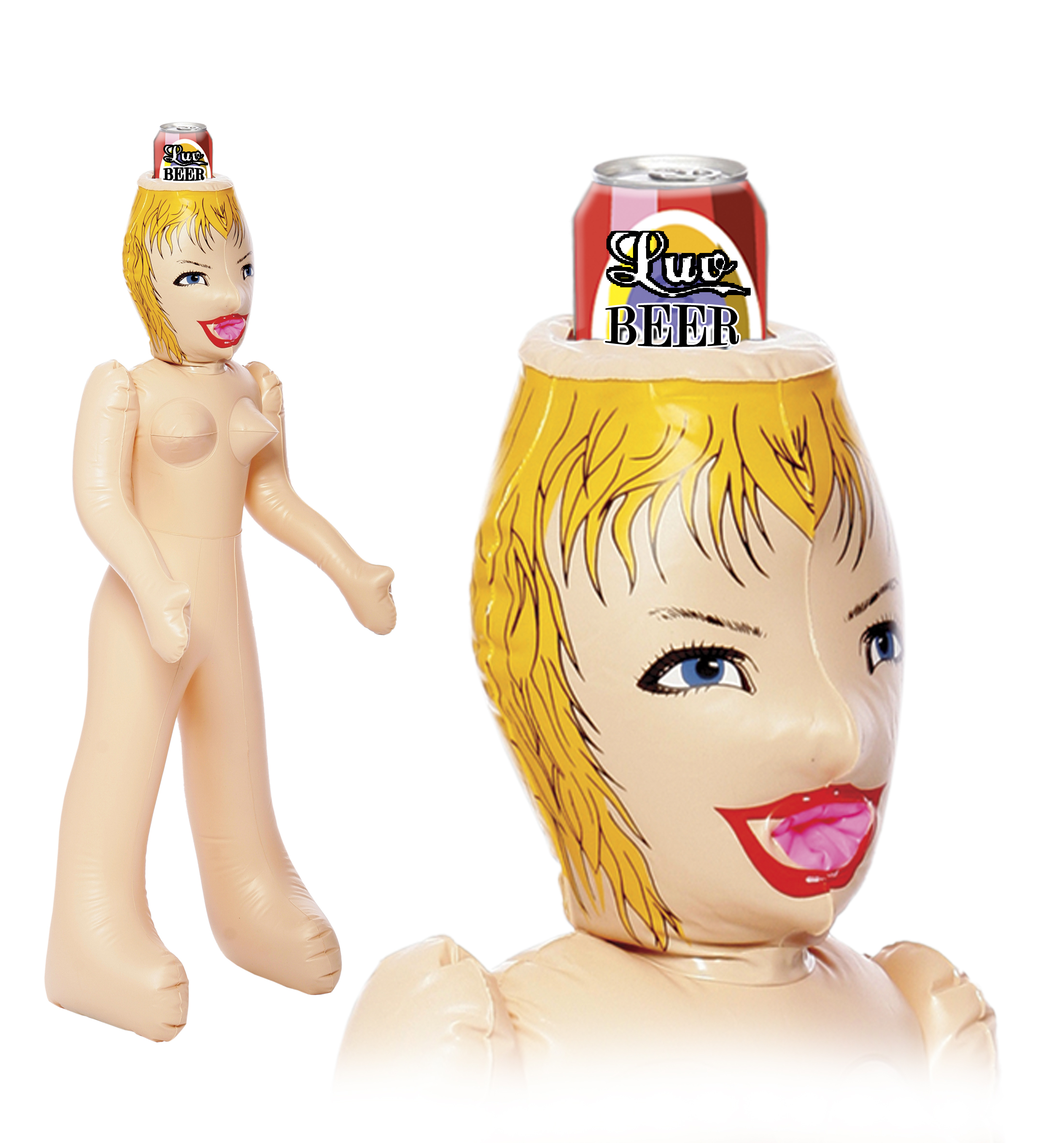 Надувная кукла с подставкой для пива PERFECT DATE
