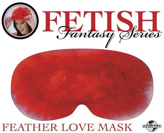 Маска FEATHER LOVE MASK - RED