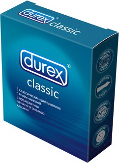 Презервативы DUREX CLASSIC (3шт.) 