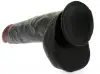 Афро фаллос MIGHTY MUSCLE 9 BLACK COCK photo 3