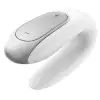 Смартвібратор для пар Satisfyer Double Fun (White) з пультом ДК photo 4