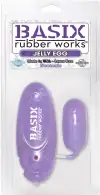 Виброяйцо BASIX JELLY EGG PURPLE   photo 3