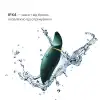 Вібратор 2в1 з язичком Zalo — Hero Jewel Green, кристал Swarovski photo 5