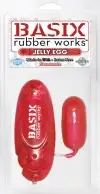 Виброяйцо BASIX JELLY EGG RED photo 3