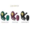 Смарт ерекційне кільце Zalo — BAYEK Velvet Purple, подвійне з ввідною частиною, пульт ДК photo 8