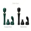 Вибромассажер с насадками Zalo — Kyro Wand Obsidian Black photo 9