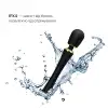 Вибромассажер с насадками Zalo — Kyro Wand Obsidian Black photo 5