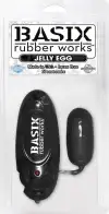 Виброяйцо BASIX JELLY EGG BLACK photo 3