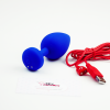 Велика анальна пробка з вібрацією Gplug Ocean Blue photo 4