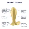 Анальная смарт-пробка с вибрацией Satisfyer Intensity Plug Gold photo 6
