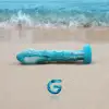 Скляний дилдо Gildo Ocean Wave, з силіконовою основою photo 7