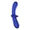 Скляний дилдо Satisfyer Double Crystal (light blue) photo 4