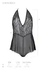 Боди Passion LEAFA BODY black S/M - ECO Passion photo 5