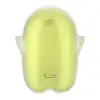 Вакуумний кліторальний стимулятор із вібрацією Satisfyer Glowing Ghost Yellow photo 5