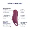 Вакуумный клиторальный стимулятор с вибрацией Satisfyer Pocket Pro 1 Purple photo 3