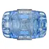 Мастурбатор Fleshlight Quickshot Turbo Blue Ice, компактный, отлично для пар и минета photo 4