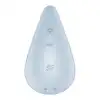 Вибратор для наружной стимуляции Satisfyer Dew Drop Blue, 2 мотора, 12 режимов, мягкий корпус photo 2