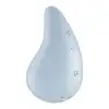 Вибратор для наружной стимуляции Satisfyer Dew Drop Blue, 2 мотора, 12 режимов, мягкий корпус photo 3