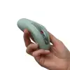 Накладний вібратор Fun Factory LAYA III sage green, ефект постукування пальцем photo 9