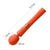 Вібромасажер Fun Factory VIM Vibrating Wand sunrise orange, суперпотужний та легкий, до 6 годин робо photo 2