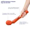Вібромасажер Fun Factory VIM Vibrating Wand sunrise orange, суперпотужний та легкий, до 6 годин робо photo 4