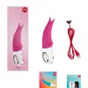 Вібратор для клітора Fun Factory VOLTA blackberry, гнучкий подвійний кінчик photo 7